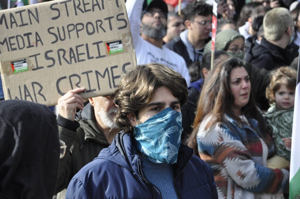 Media Bias protest Palestine_shutterstock