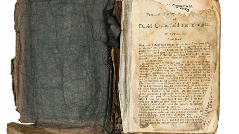 David Copperfield Copy Was Read By Captain Scott's men in Antarctica