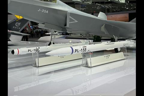 Chinese PL 15 Missiles