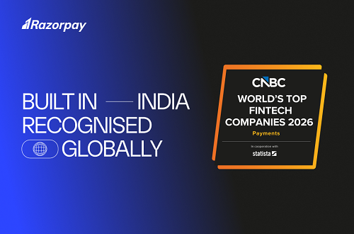 Razorpay Recognized Among 'World's Top Fintech Companies,' Payments Category, by CNBC and Statista