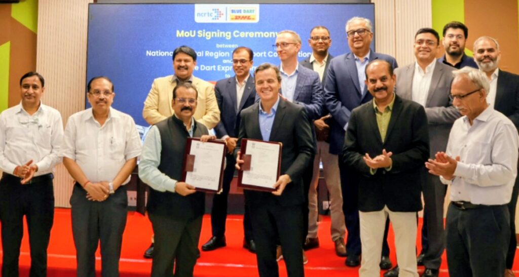 Blue Dart and NCRTC Sign MoU to Explore Express Parcel Movement on the Delhi-Meerut Namo Bharat Corridor